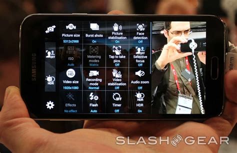 Samsung Galaxy S5 Camera Features Hands-On - SlashGear