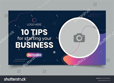 10 Tips Video Thumbnail Design Fully Stock Vector (Royalty Free ...