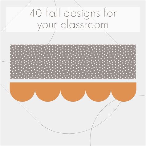 Fall Bulletin Board Borders Fall Classroom Decor Autumn - Etsy