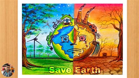 Save Earth Drawing Competition Poster Making Ideas Easy Lucasgf Ufes ...