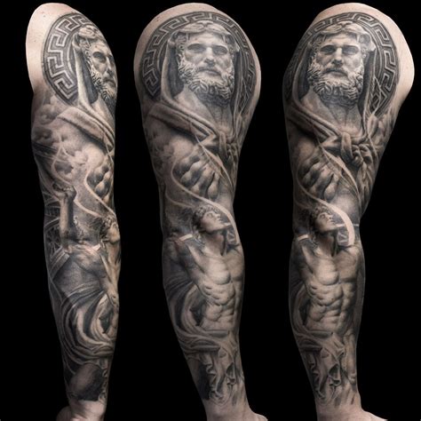 Greek God Sleeve Tattoos at Tattoo