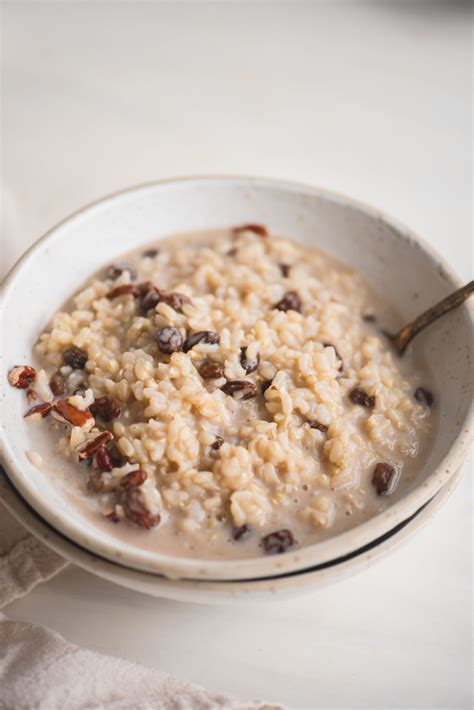 Instant Pot Brown Rice Pudding - Running on Real Food