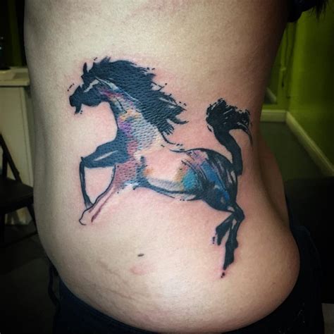 Watercolor Horse Tattoo Designs, Ideas and Meaning - Tattoos For You