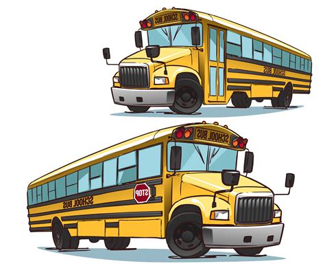 School Bus Vector Art at Vectorified.com | Collection of School Bus ...