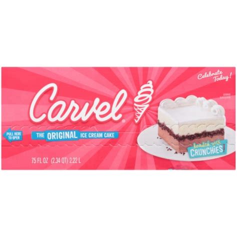 Carvel® The Original Ice Cream Cake, 75 fl oz - Fry’s Food Stores