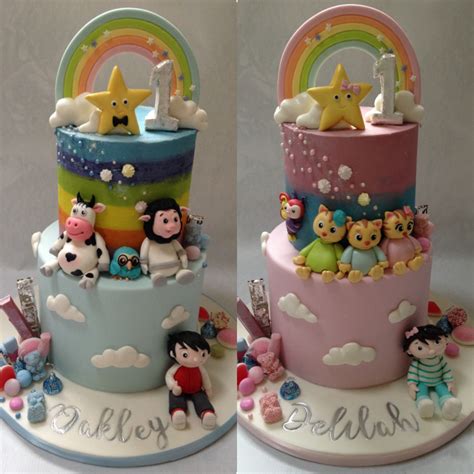 Matching Little Baby Bum Cakes - CakeCentral.com