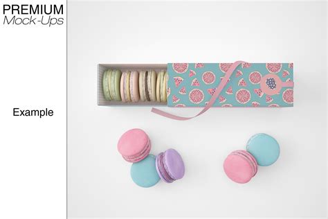 French Macarons & Gift Box Mockup Pack :: Behance