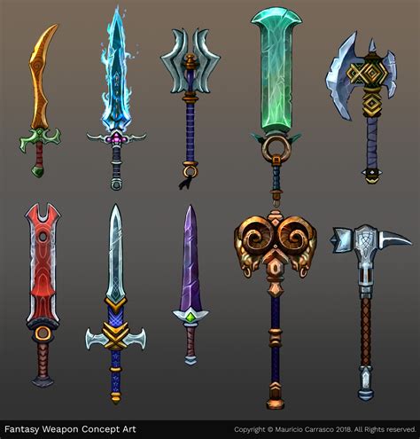 ArtStation - Fantasy Weapon Concept Art