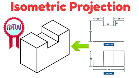 Orthographic Projection From Isometric View In Engineering, 43% OFF