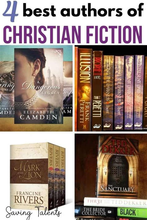 Here are four of the best Christian authors of fiction books! Read good ...