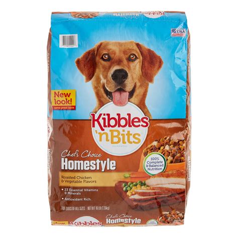 Kibbles 'n Bits Homestyle Roasted Chicken & Vegetable Flavors Dry Dog ...