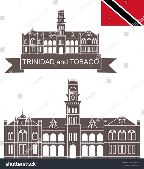 Trinidad Tobago Logo Stock Vector (Royalty Free) 357500849