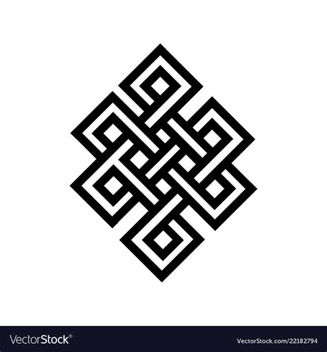 Celtic knot tattoo symbol - ready for print Vector Image