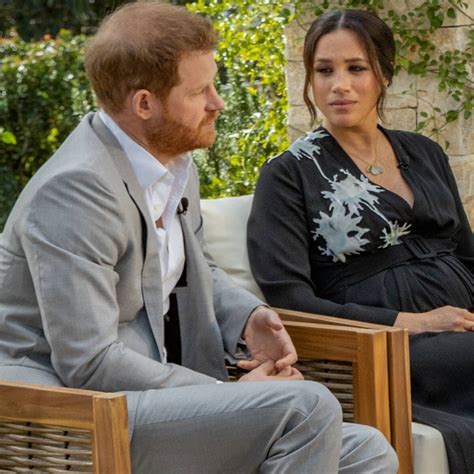 MEGHAN MARKLE and Prince Harry on Interview with Oprah Winfrey, March ...