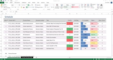 Process Diagram Excel Template Work In Process Excel Templat