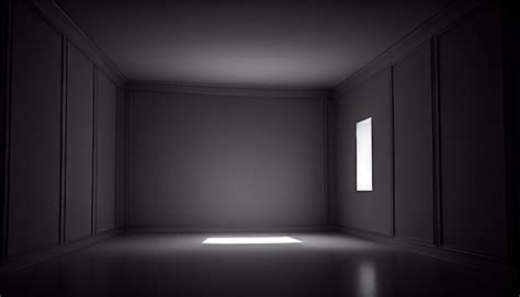 Premium Photo | A dark empty room with light falling from above AI ...