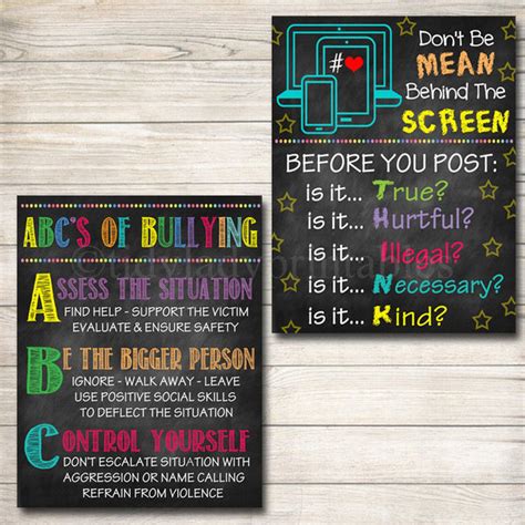 School Counselor Posters Set | TidyLady Printables