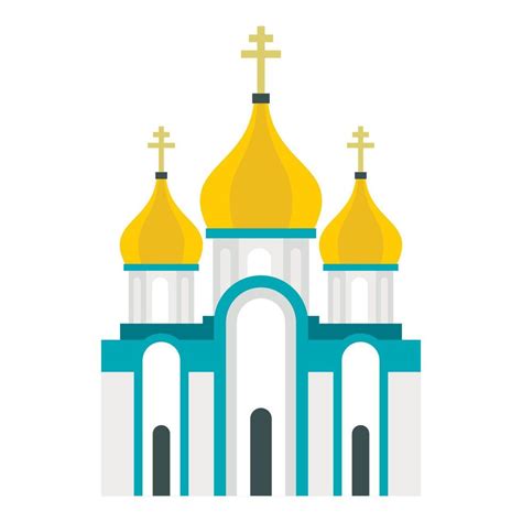 Orthodox church icon, flat style 14693076 Vector Art at Vecteezy