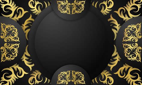 Islamic background with vintage gold pattern. - Vector. 14000206 Vector ...