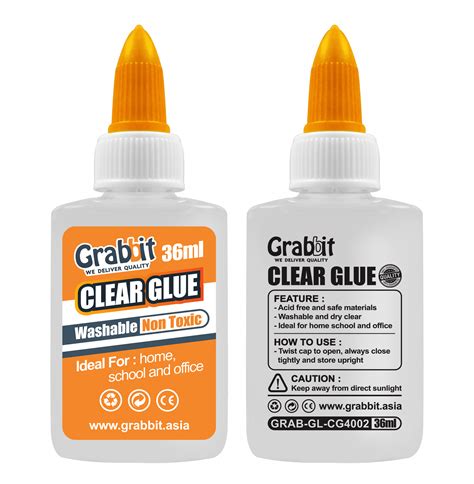 Clear Glue 36ml X 2pcs – Grabbit Asia