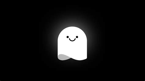 Download Minimalist Dark Ghost 4k Ultra HD Wallpaper