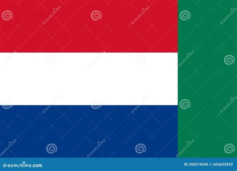 Flag of Dutch Creole Peoples Griqua People. Flag Representing Ethnic ...