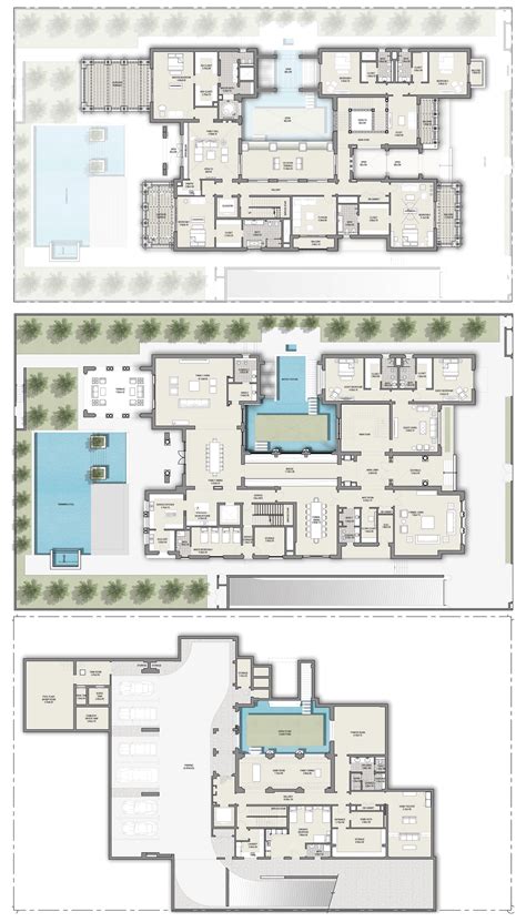 Modern Mega Mansion Floor Plans - Image to u