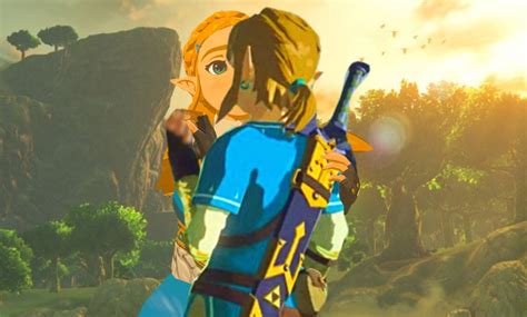 Zelda Breath of the wild ~ Link & Zelda first kiss. ️Perfect ️ | Zelda breath, Link zelda, Anime