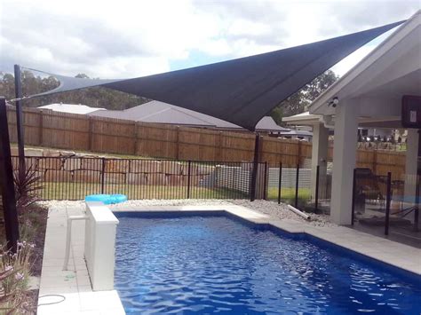 Pool Shade Sail Brisbane - Swimming Pool Shade - Superior Shade Sails