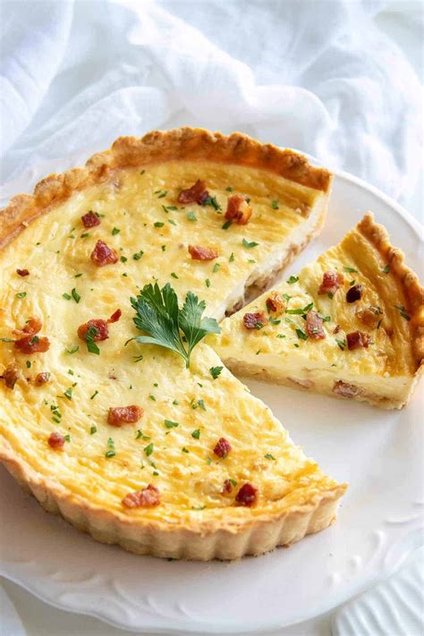 Classic Quiche Lorraine Recipe - NatashasKitchen.com