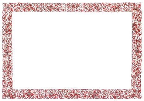 Free Printable Blank Certificate Borders Clipart Best