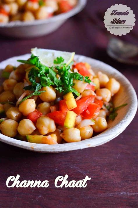 Channa Chaat Recipe| Easy Snack Recipes - Tomato Blues