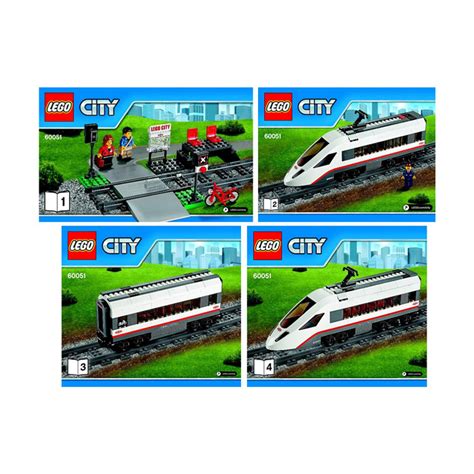 LEGO High-speed Passenger Train Set 60051 Instructions | Brick Owl ...