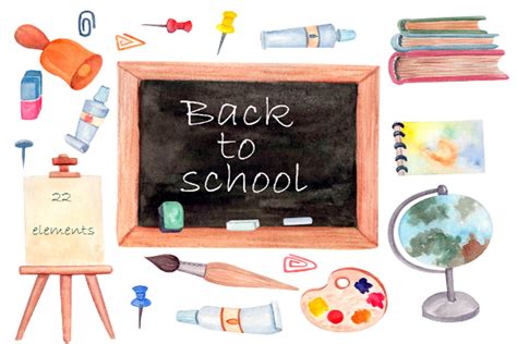 Back to School Clipart, Teacher Clipart. Graphic by innn.lk · Creative ...