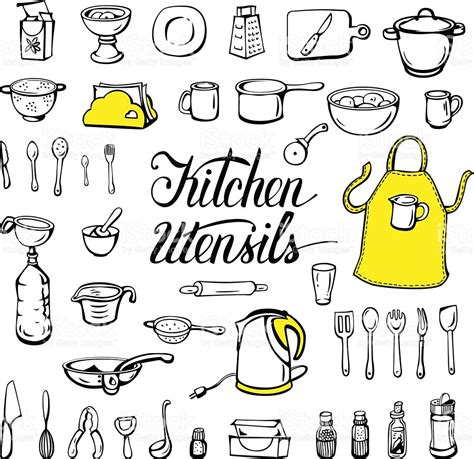 Cooking Utensils Vector at GetDrawings | Free download