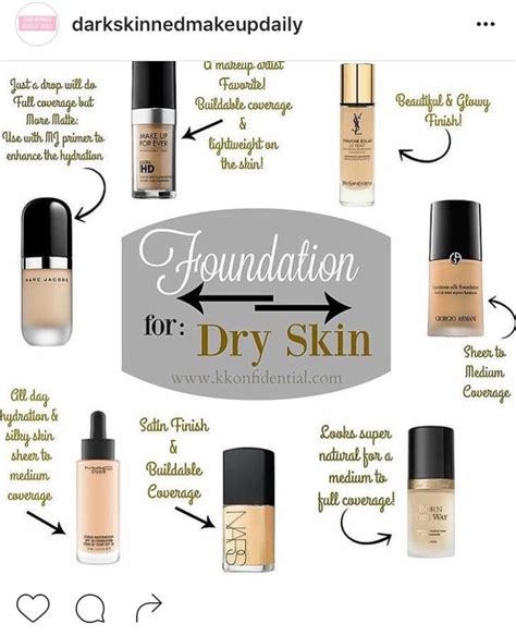 Dry skin foundation | Foundation for dry skin, Makeup tips for oily ...