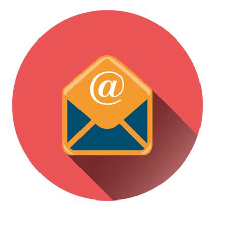 Email circle icon - Transparent PNG & SVG vector file