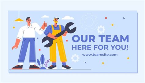 Premium Vector | Teamwork banner