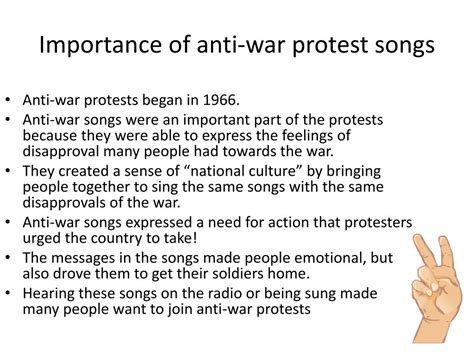 PPT - Vietnam War Protest Songs Caroline Morris & Sarah Moore ...