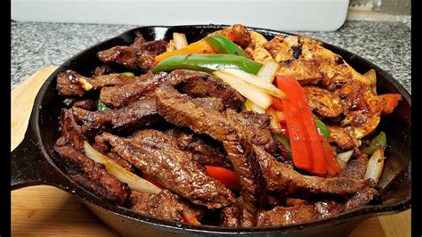 Easy Beef Fajitas Recipe | Stove Top Beef and Chicken Fajitas - Love To ...