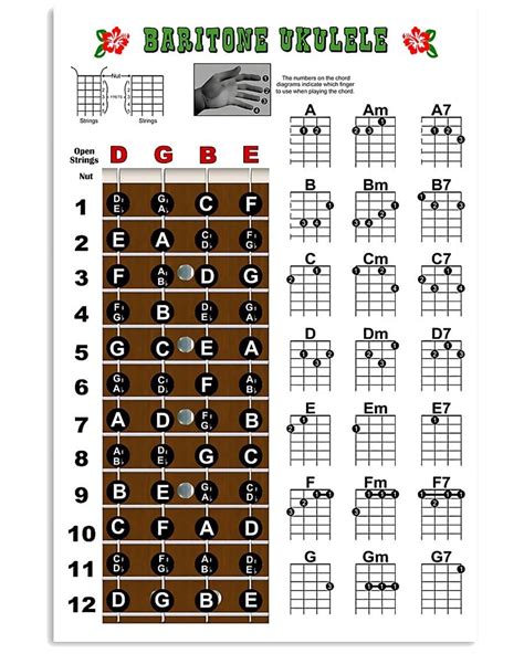 Baritone Ukulele Chords Chart Ukulele Chords Chart Ukulele Ukulele ...