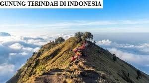 GUNUNG TERINDAH DI INDONESIA YANG MEMBERIKAN PEMANDANGAN INDAH DARI ...