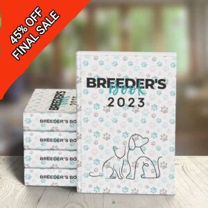 45%OFF - Yearly Planner 2023 Is ON SALE! - Breeder's Book 2023 ...