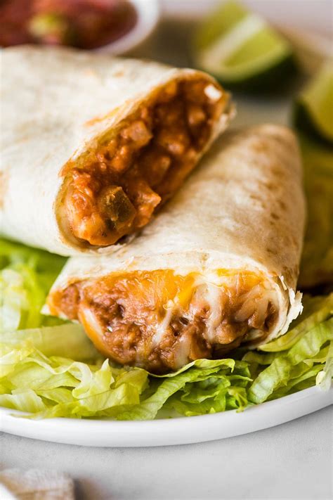 Refried Bean And Cheese Burrito - Peanut Butter Recipe