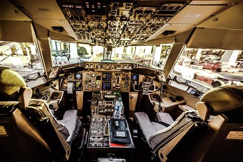 Delta - Boeing 767 Cockpit Photograph by Michelle Saraswati