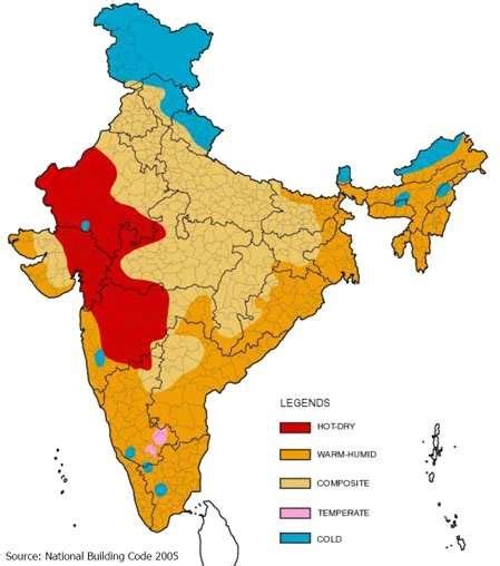 Climate Zones In India