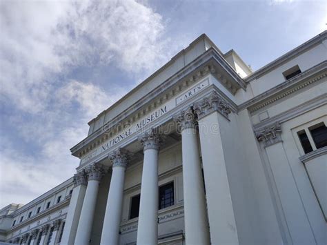 National Museum of Fine Arts Facade in Manila, Philippines Editorial ...