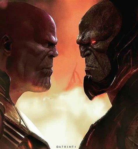 DC Comics. on Instagram: “Thanos vs Darkseid | Art by @datrinti | # ...