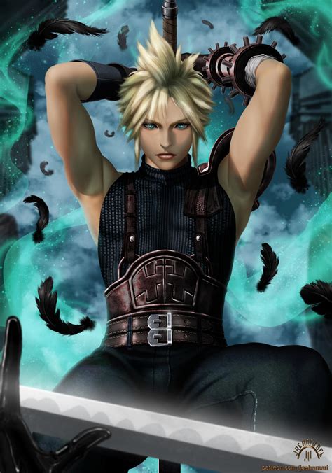 Cloud Strife - FF7R (patron suggestion box) by SkittlesPops on DeviantArt