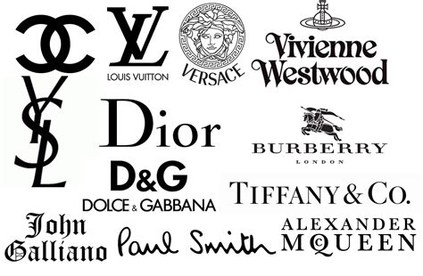 Stylish Designer Label Logos